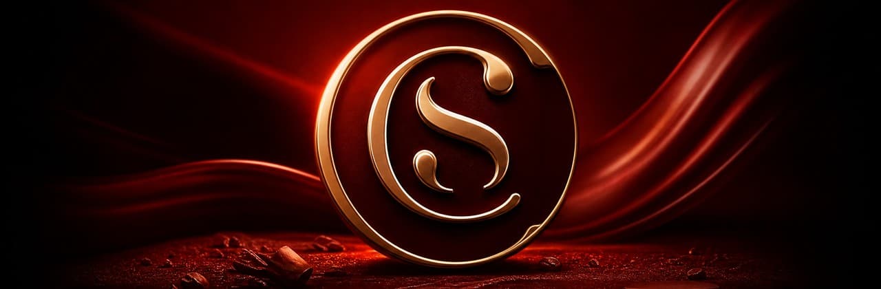 Header dedicado do Blog V4 sobre Estratégia da Cacau Show para dominar o mercado de chocolates