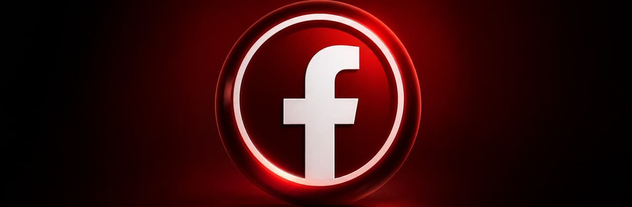 Header dedicado do Blog V4 sobre Facebook: a plataforma social que domina o mercado
