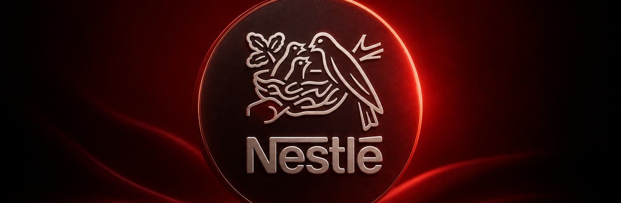 Header dedicado do Blog V4 sobre Estratégia de marketing da Nestlé para se destacar no mercado