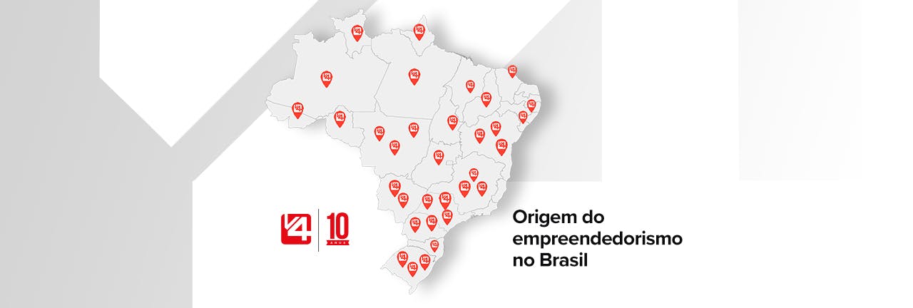 mapa v4 ilustrando a origem do empreendedorismo no Brasil